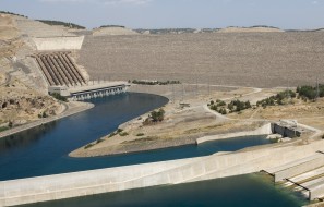 Anatolia - Ataturk Dam on the Euphrates River, Turkey